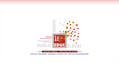 Desktop Screenshot of educ2006.ch