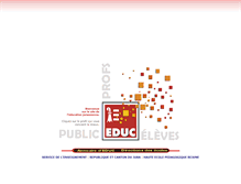 Tablet Screenshot of educ2006.ch